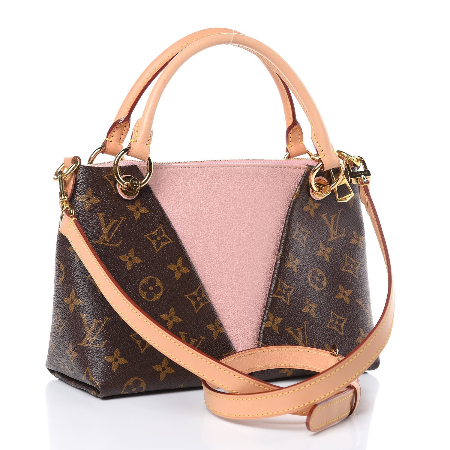 Louis Vuitton Monogram V Tote BB Rose Poudre 3 of 12