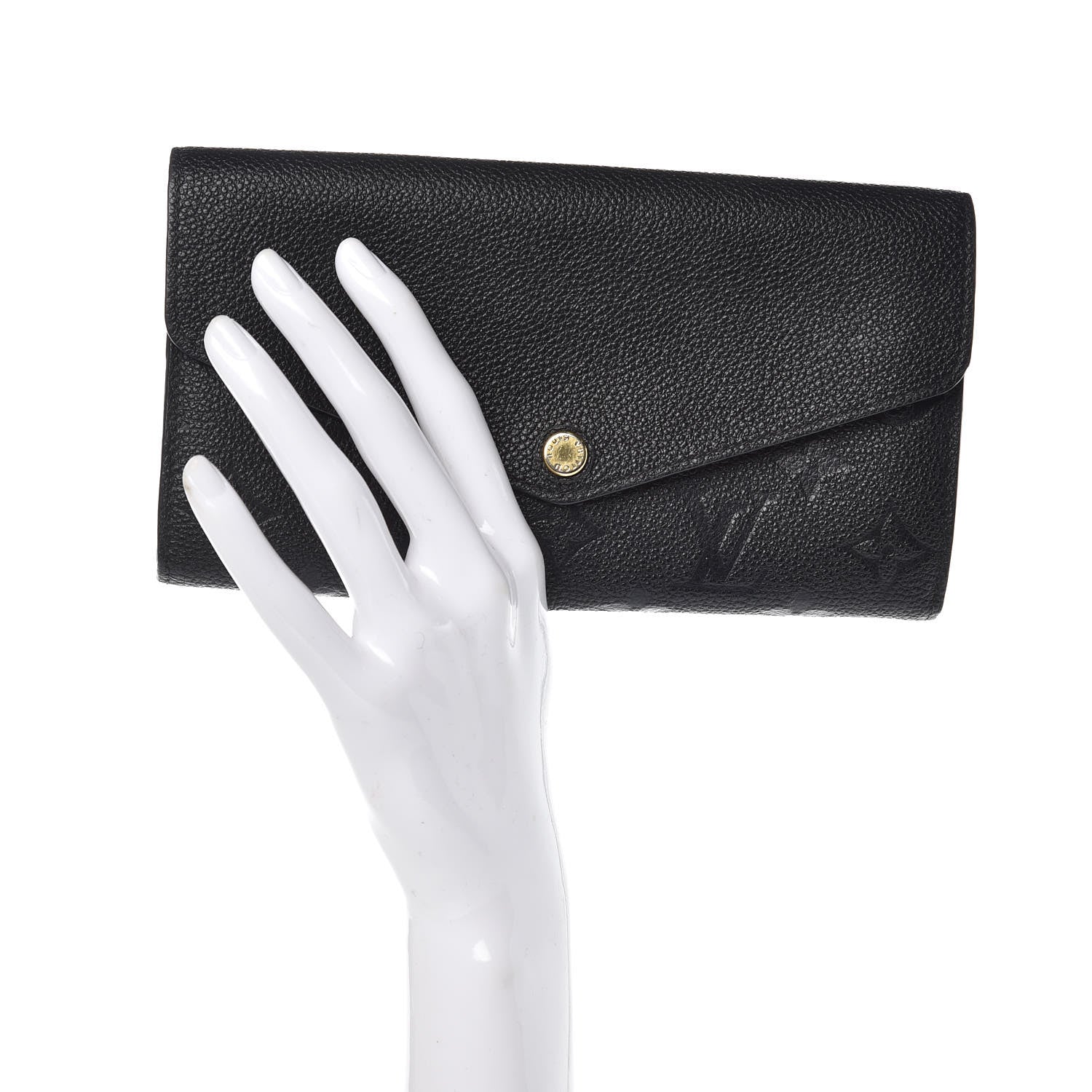 Louis Vuitton Empreinte Sarah Wallet NM Black 2 of 10