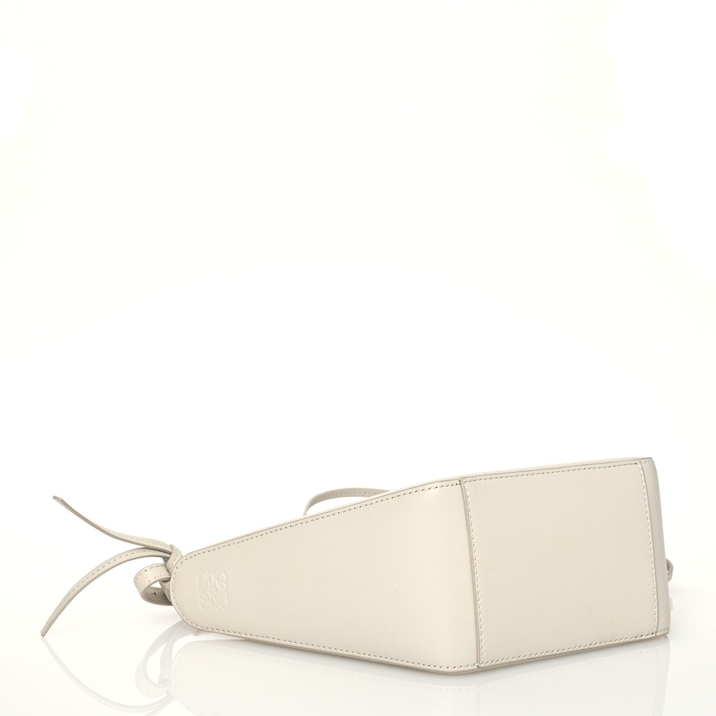 Calfskin Mini Hammock Hobo Soft White
