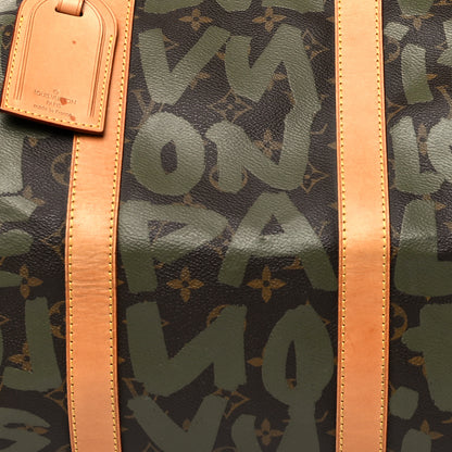 Louis Vuitton Graffiti Keepall 50 Kaki 8 of 18