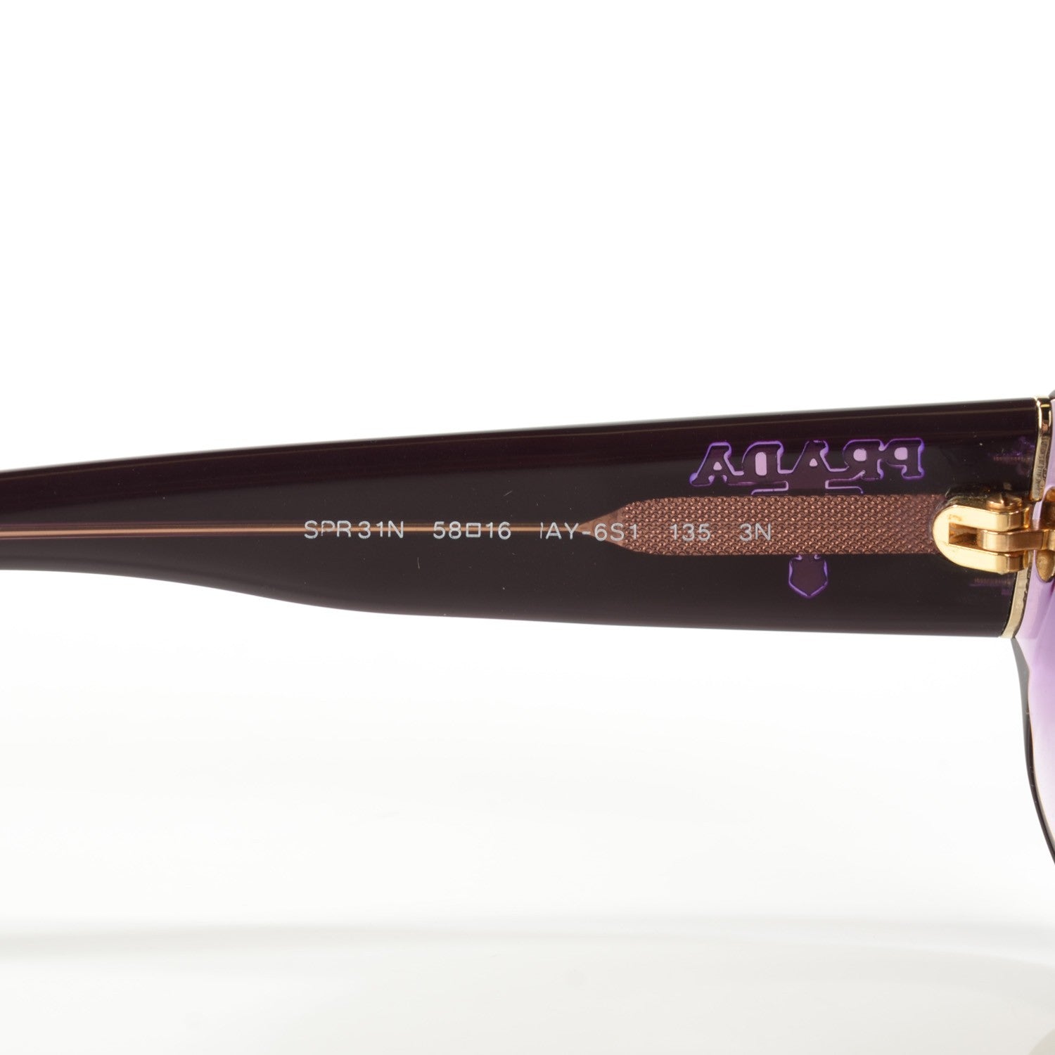 Prada Sunglasses SPR 31N Purple 4 of 6