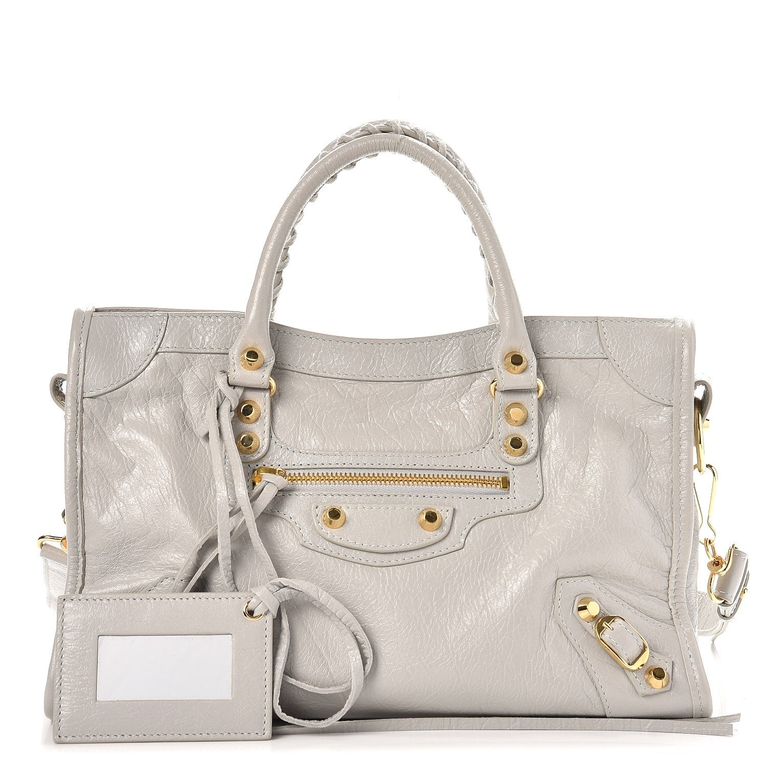Balenciaga Agneau Classic Gold Hardware S City Gris Nuage 1 of 8
