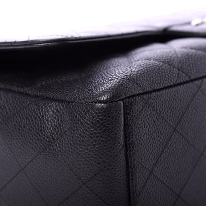 Chanel Caviar Quilted Maxi Double Flap Black 8 of 22
