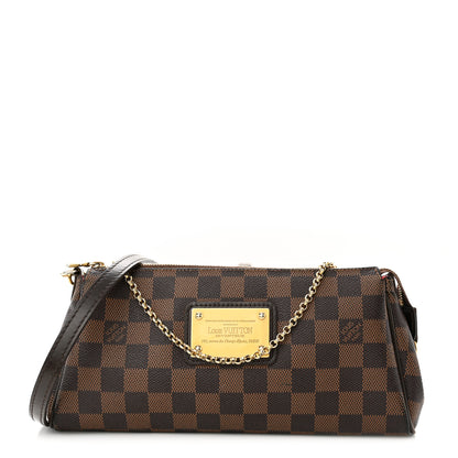 Louis Vuitton Damier Ebene Eva Clutch 1 of 11