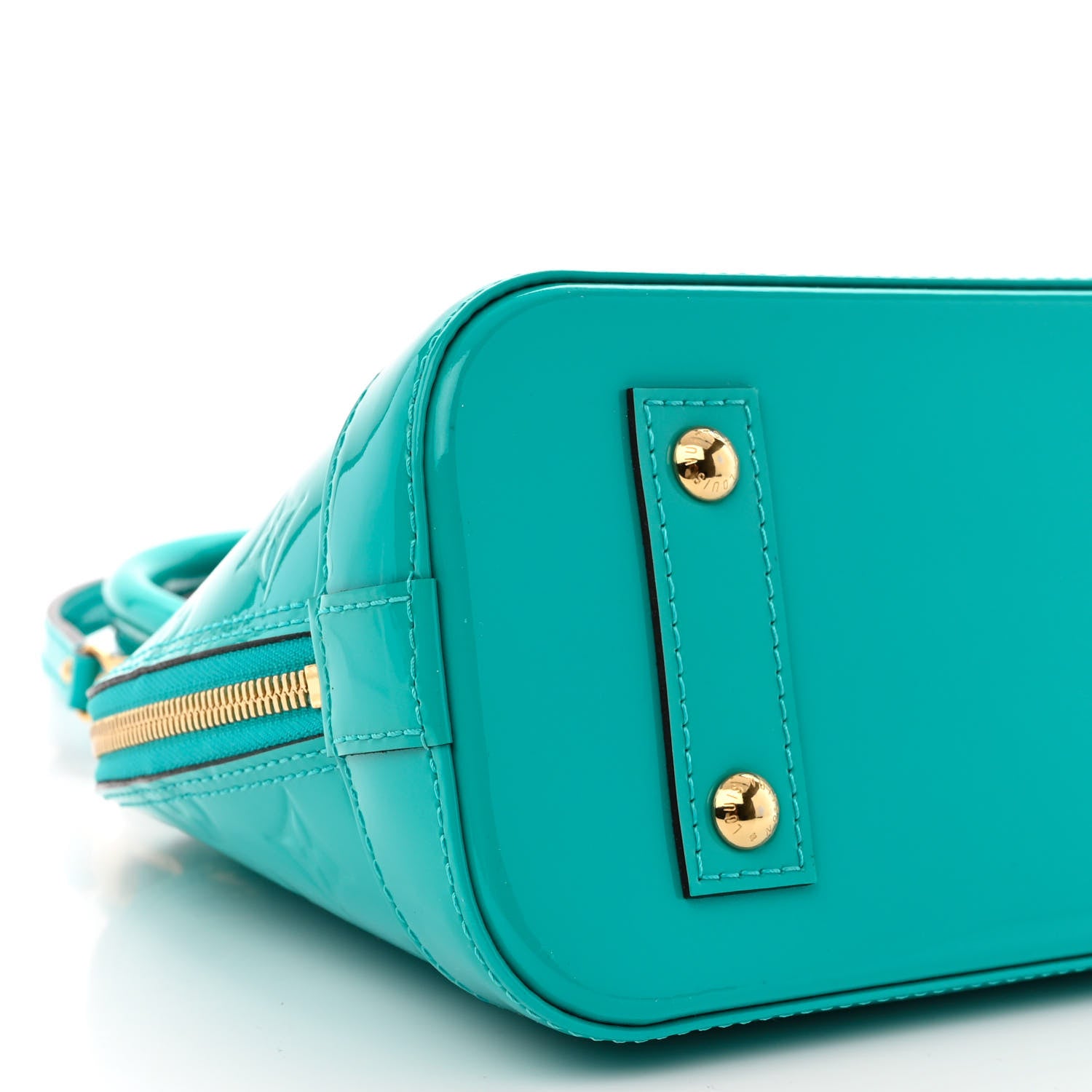 Louis Vuitton Vernis Alma BB Turquoise 9 of 12