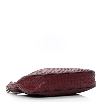 Bottega Veneta Nappa Intrecciato Medium Loop Dark Red 3 of 5