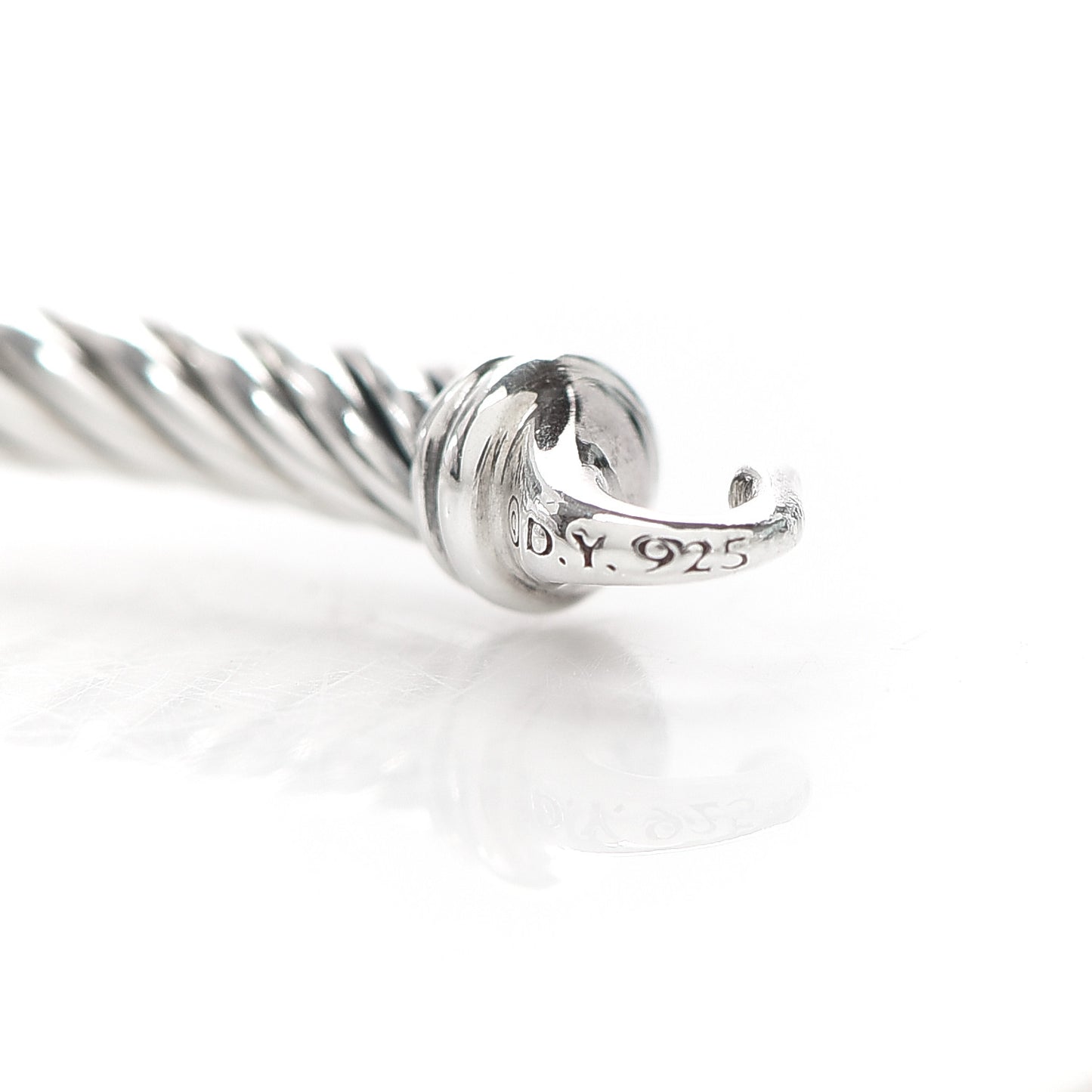 Sterling Silver Diamond Prasiolite 3mm Petite Wheaton Bracelet