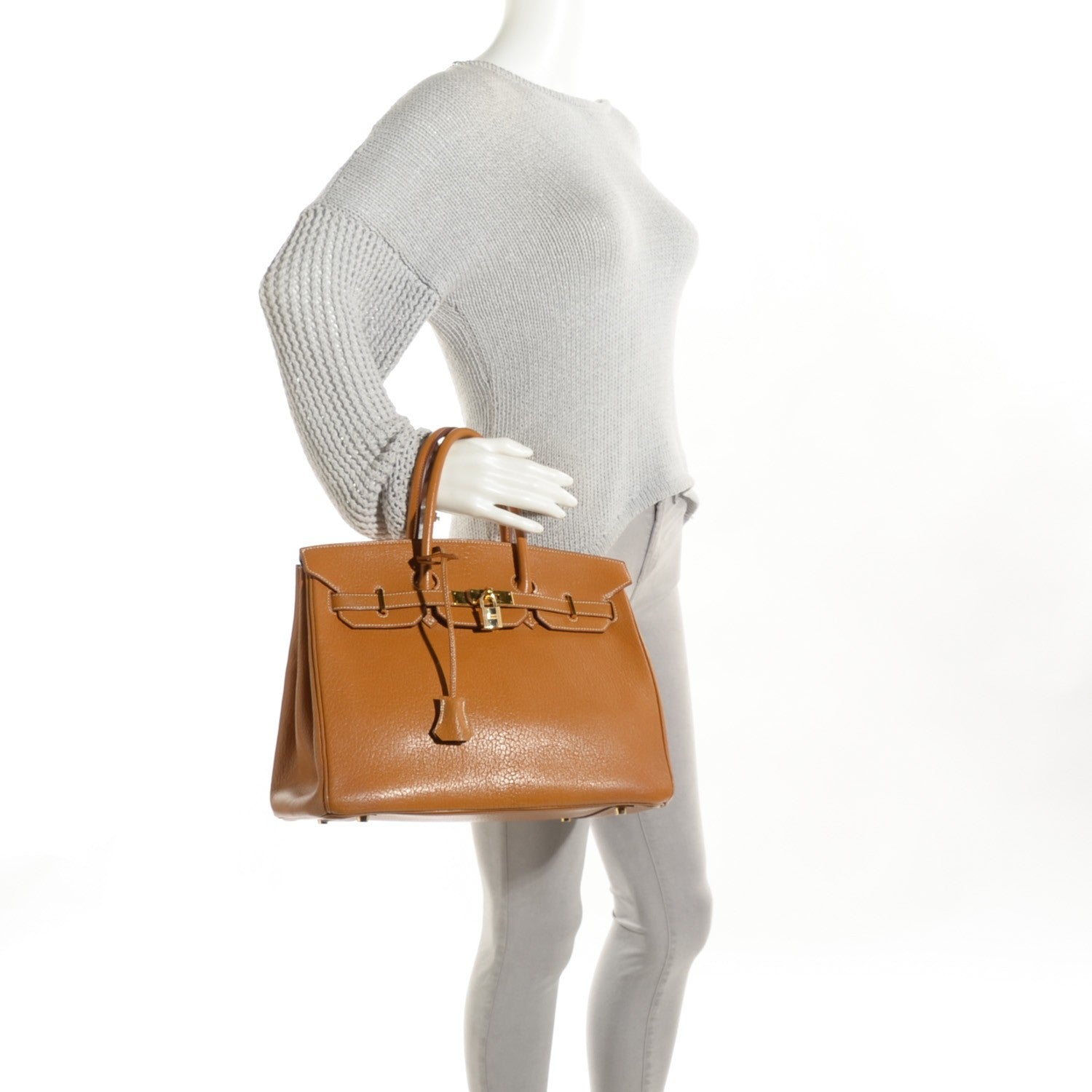 Hermes Chevre De Coromandel Birkin 35 Caramel 12 of 22