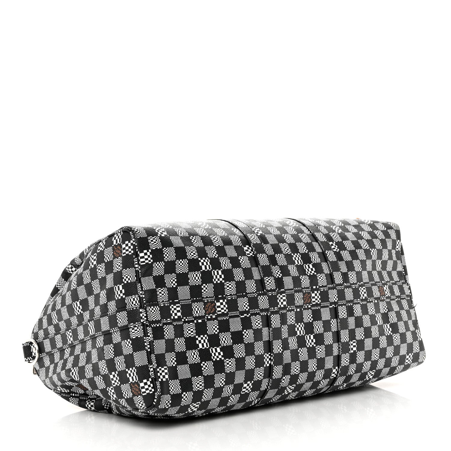 Louis Vuitton Damier Distorted Keepall Bandouliere 50 Black White 3 of 10