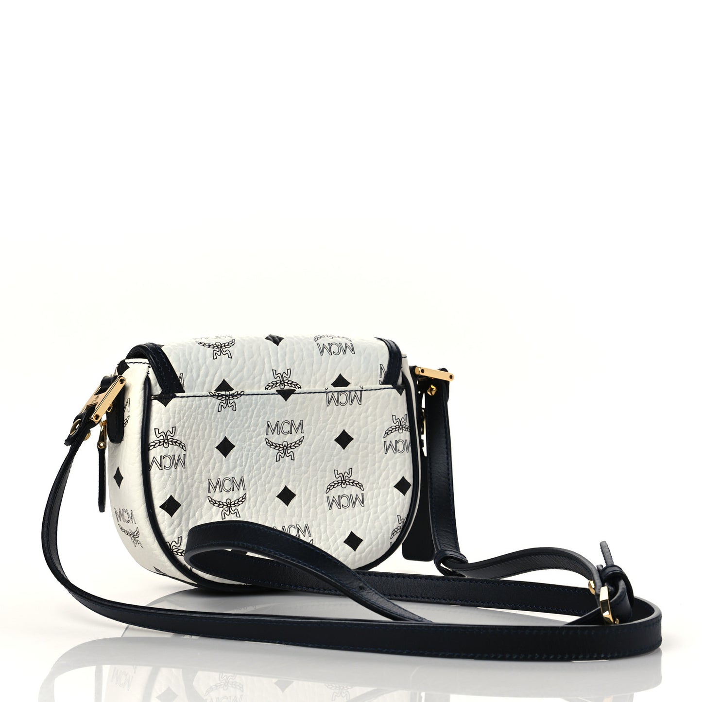 Visetos Mini Heritage Crossbody White Marine