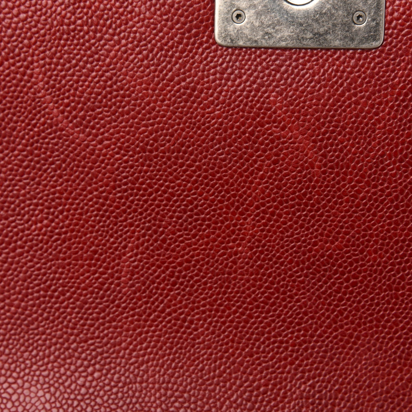 Caviar Quilted New Medium Boy Flap Dark Red