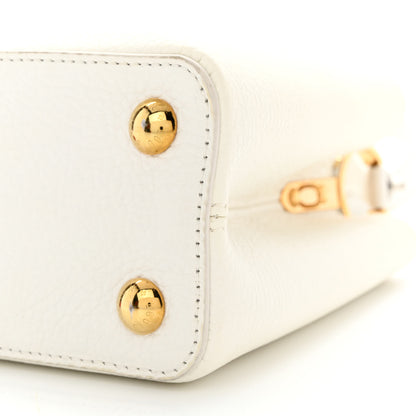 Louis Vuitton X UF Taurillon Artycapucines BB White 10 of 11