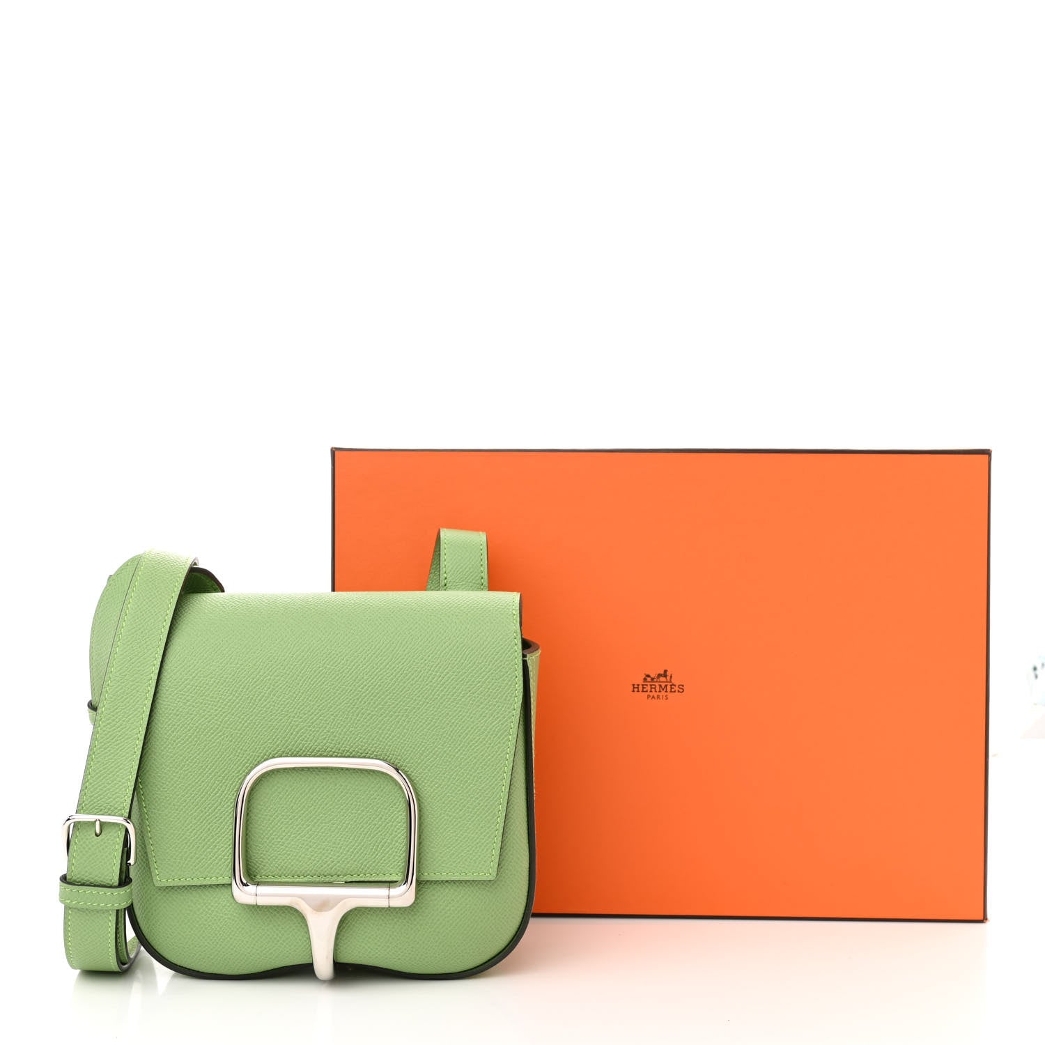 Hermes Epsom Mini Della Cavalleria Vert Criquet 11 of 11