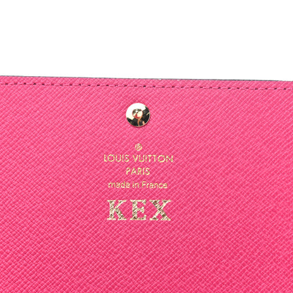 Louis Vuitton Monogram 2015 Christmas Animation Sarah Wallet Hibiscus 6 of 9