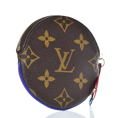Louis Vuitton Monogram Totem Round Coin Purse Magenta 3 of 7