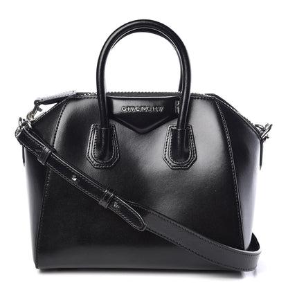 Givenchy Shiny Lord Calfskin Mini Antigona Black 1 of 11