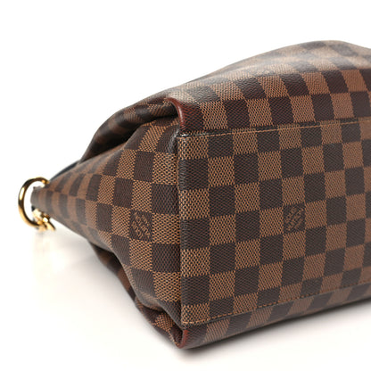 Louis Vuitton Damier Ebene Odeon Tote MM Black 8 of 12