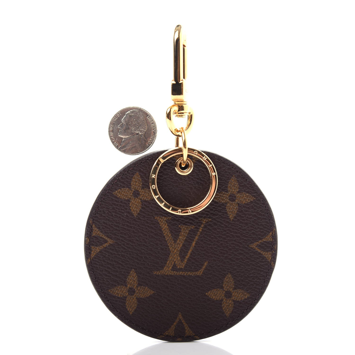 Louis Vuitton Monogram Reverse Key Holder Bag Charm 2 of 4