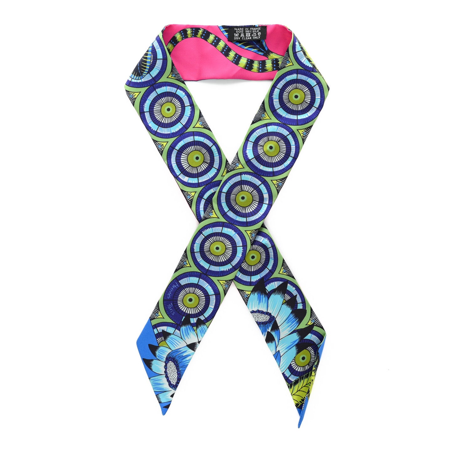 Silk The Savana Dance Twilly Rose Indien Indigo Vert