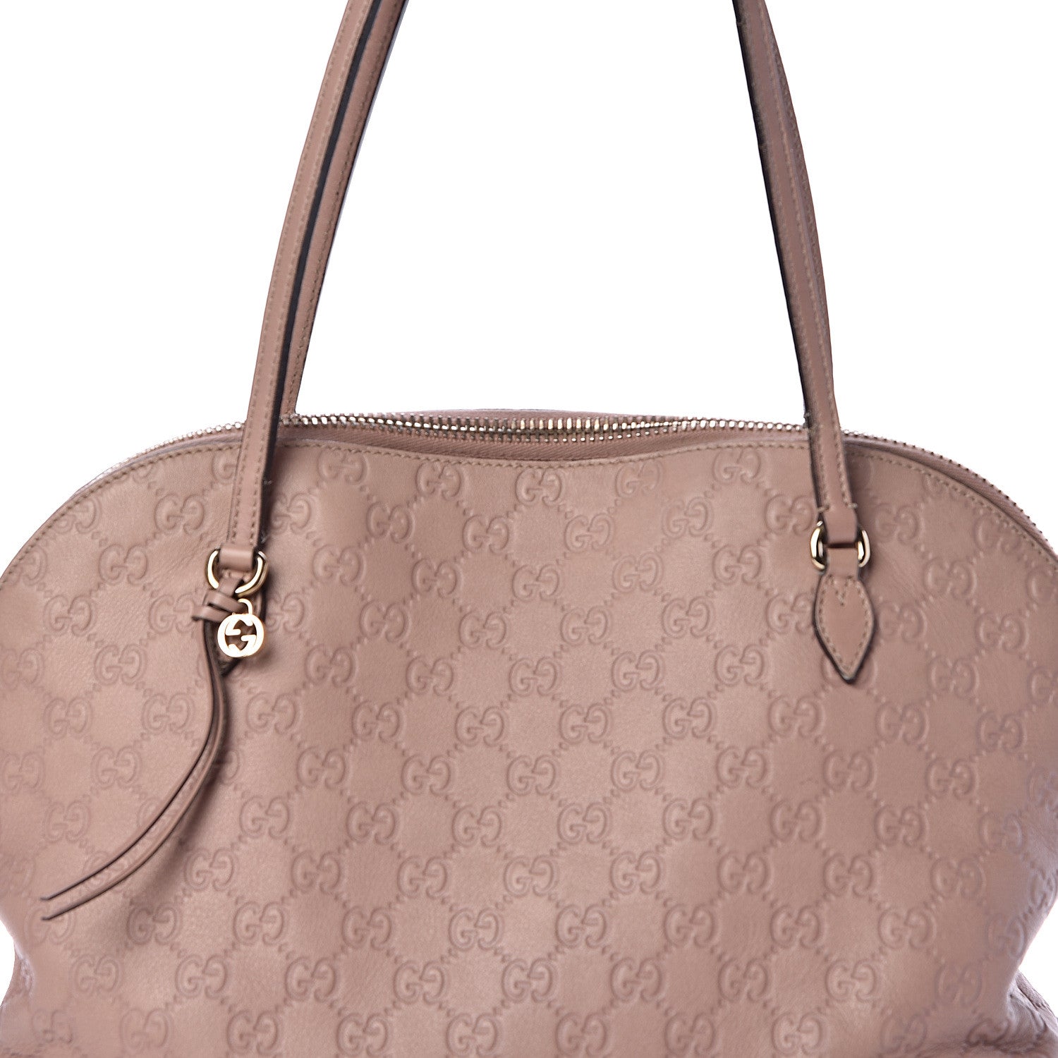 Gucci Guccissima Medium Bree Shoulder Bag Light Pink 10 of 16