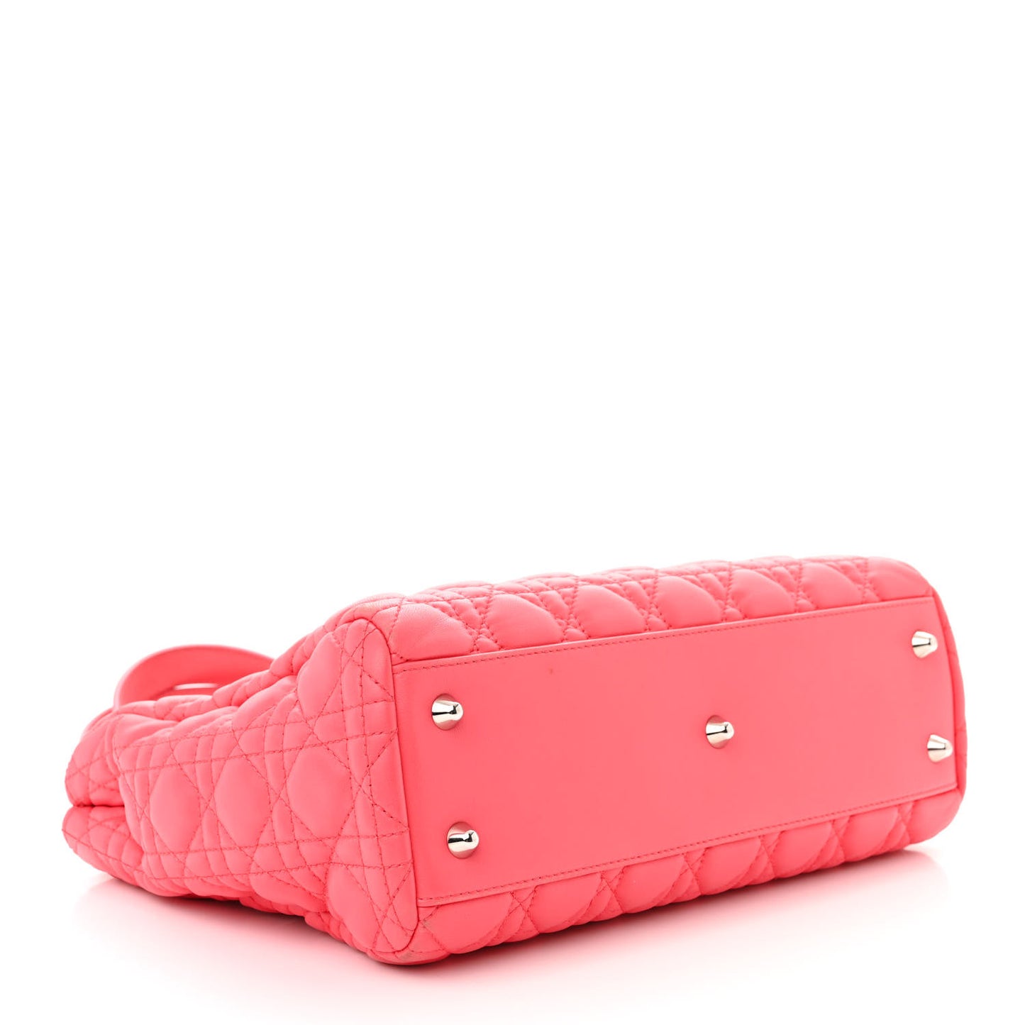 Lambskin Cannage Small Dior Soft Shopping Tote Pink