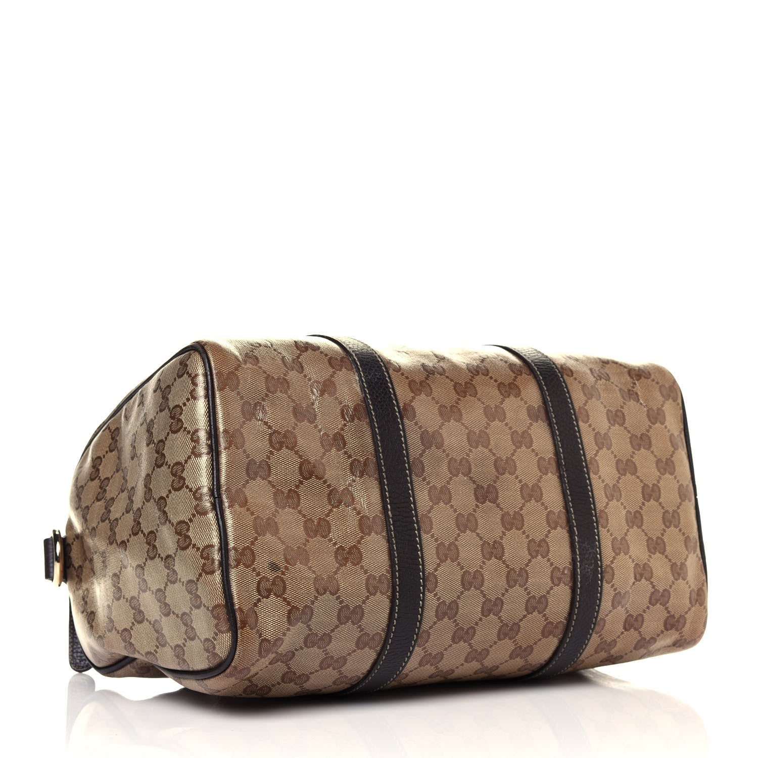 Gucci Crystal Monogram Medium Joy Boston Dark Brown 4 of 11