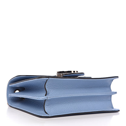Gucci Dollar Calfskin Small Interlocking G Shoulder Bag Mineral Blue 4 of 11