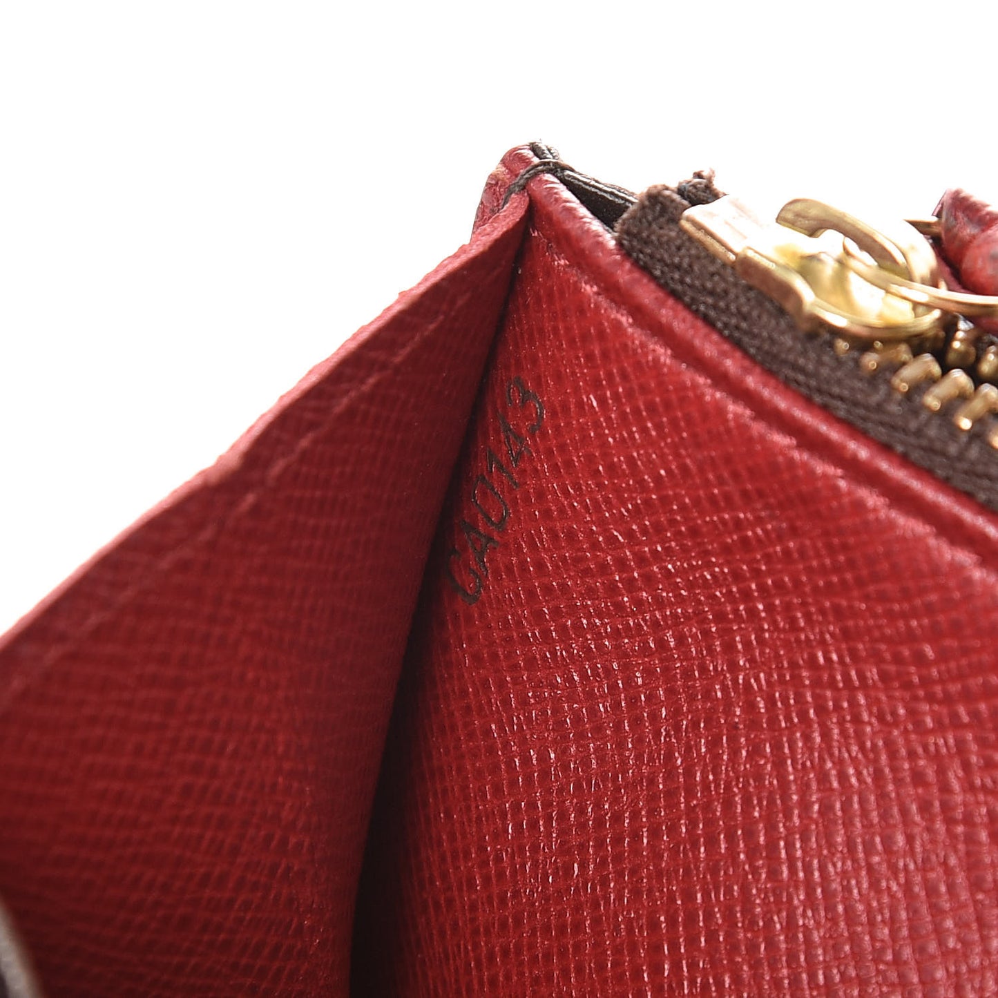 Monogram Emilie Wallet Red