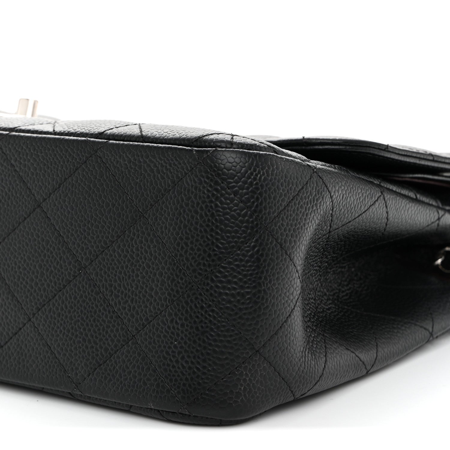 Chanel Caviar Quilted Jumbo Double Flap Black 10 of 13