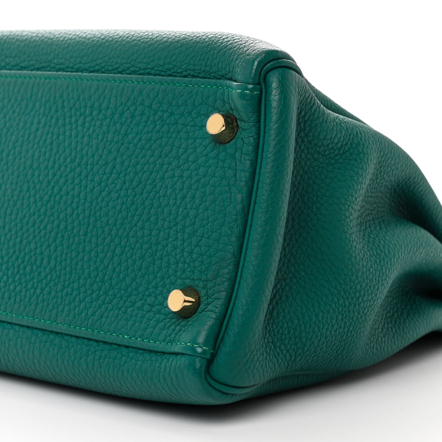 Hermes Togo Kelly Retourne 32 Malachite 10 of 12
