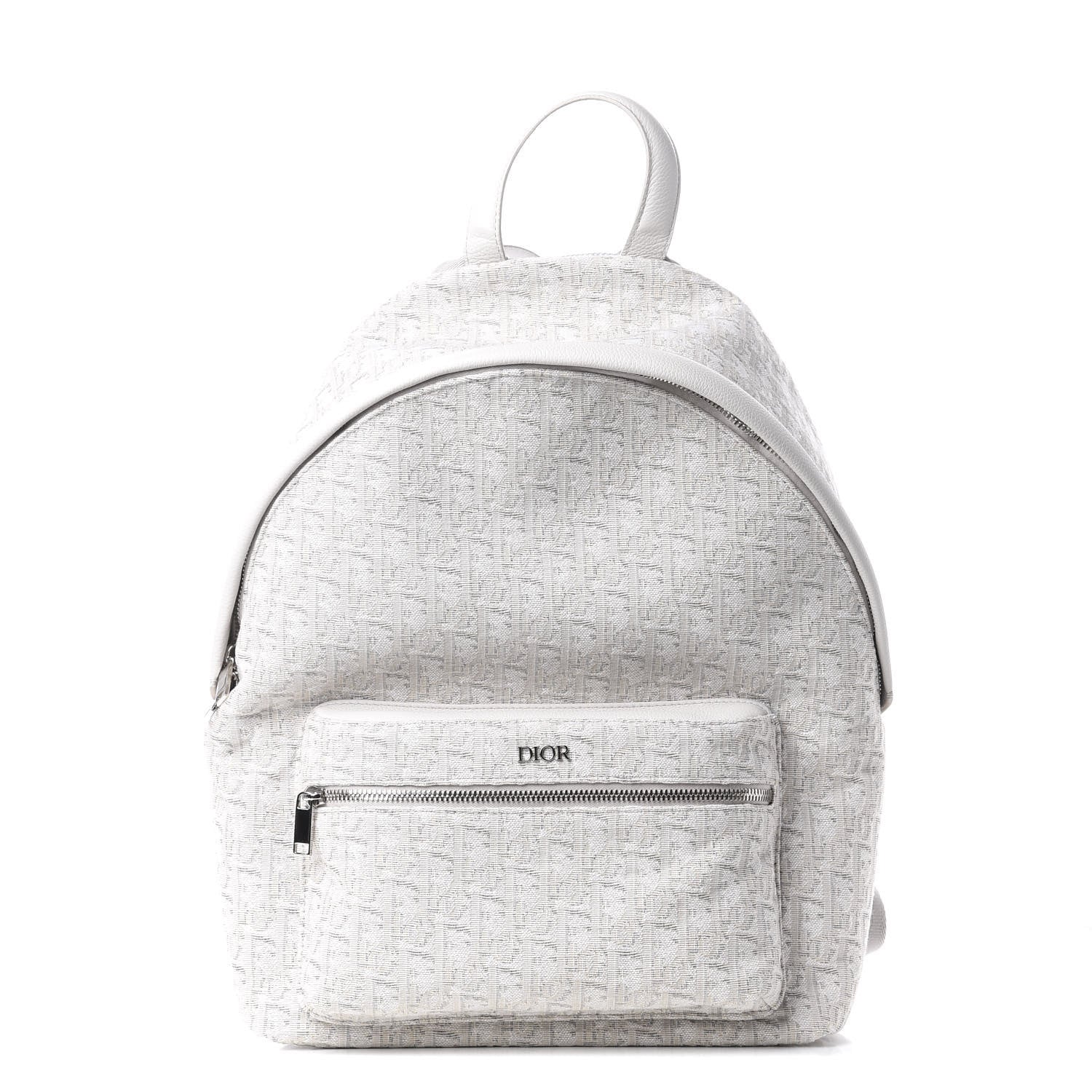 Christian Dior Oblique Calfskin Backpack Beige 1 of 11