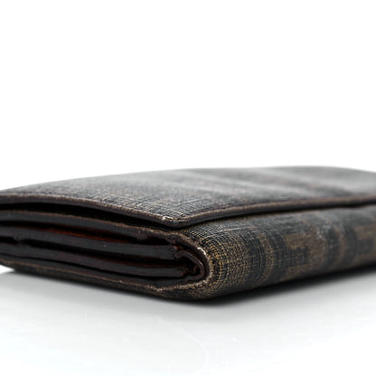 Fendi Zucca Spalmati Continental Wallet Tobacco Cioccolato 8 of 9