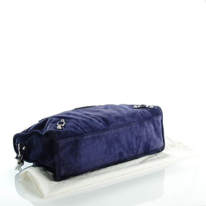 Balenciaga Baby Daim Suede Classic Hardware City Bleu Nuit 4 of 8