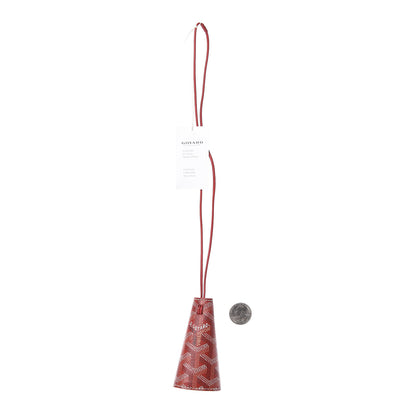 Goyard Goyardine Chambellan Bag Charm Red 2 of 5