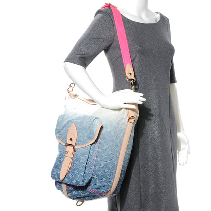 Louis Vuitton Denim Sunburst PM Messenger Blue 2 of 7