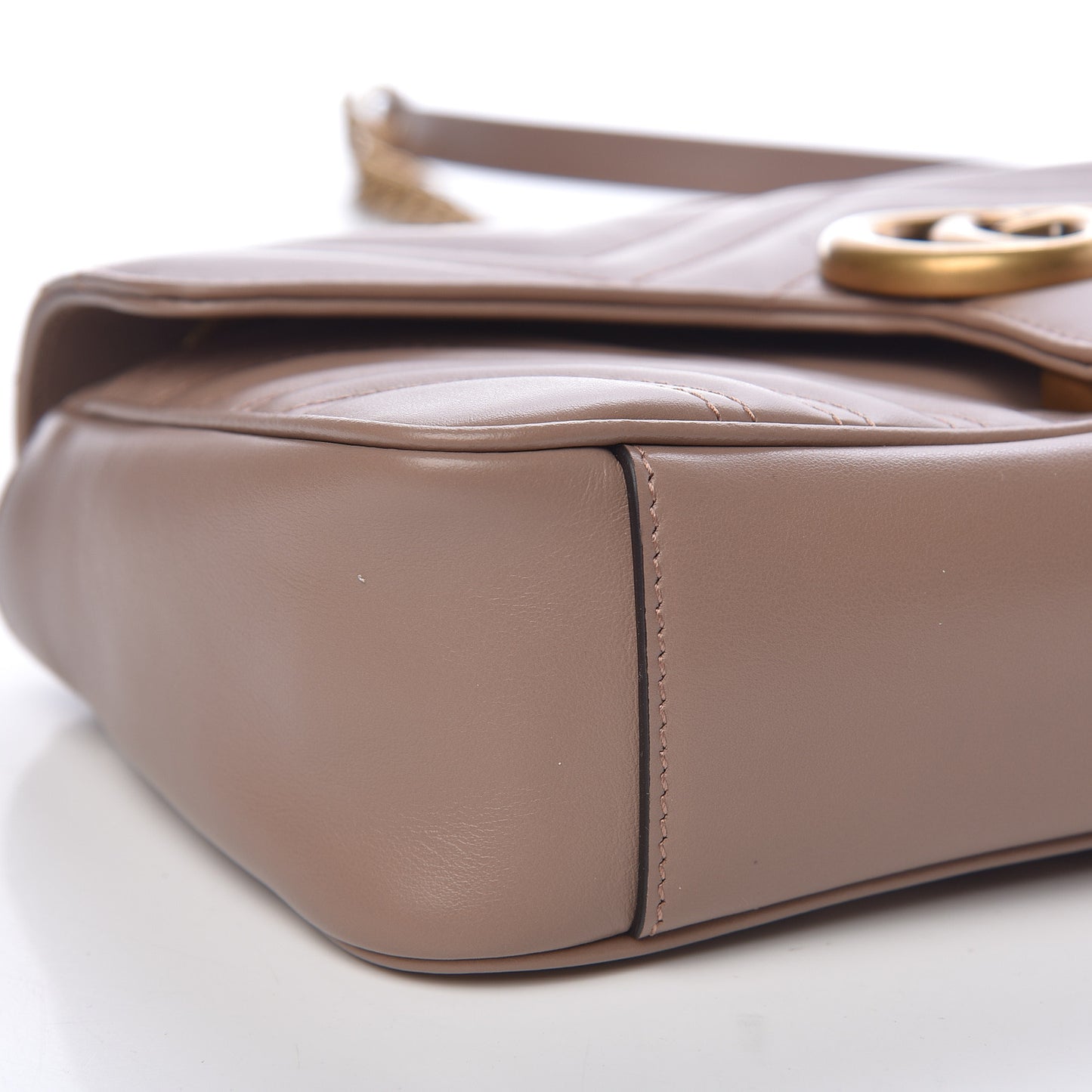 Calfskin Matelasse Small GG Marmont Shoulder Bag Porcelain Rose