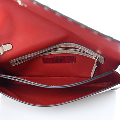Valentino Garavani Nappa Rockstud Wristlet Clutch Poudre 4 of 7