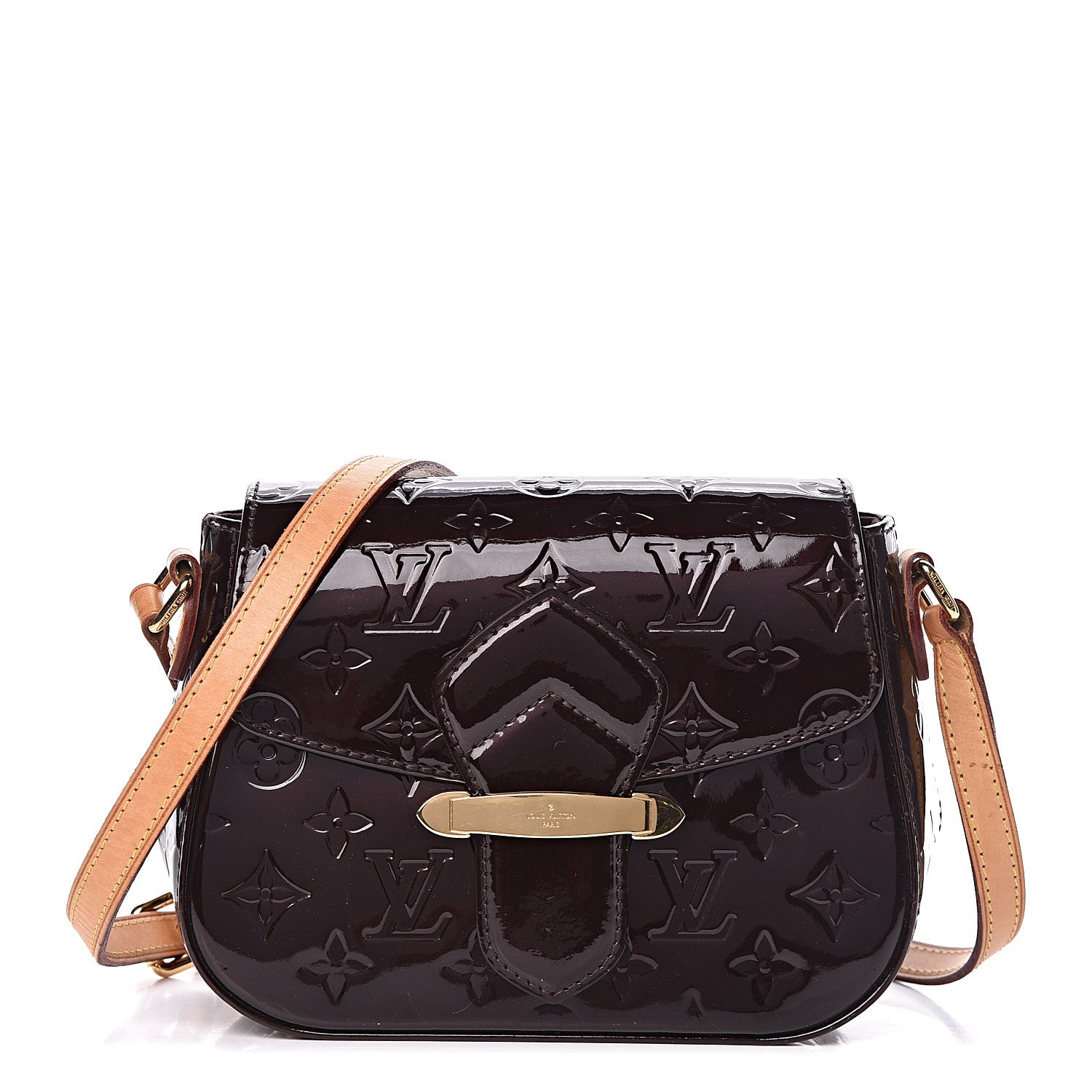Louis Vuitton Vernis Bellflower PM Amarante 1 of 11