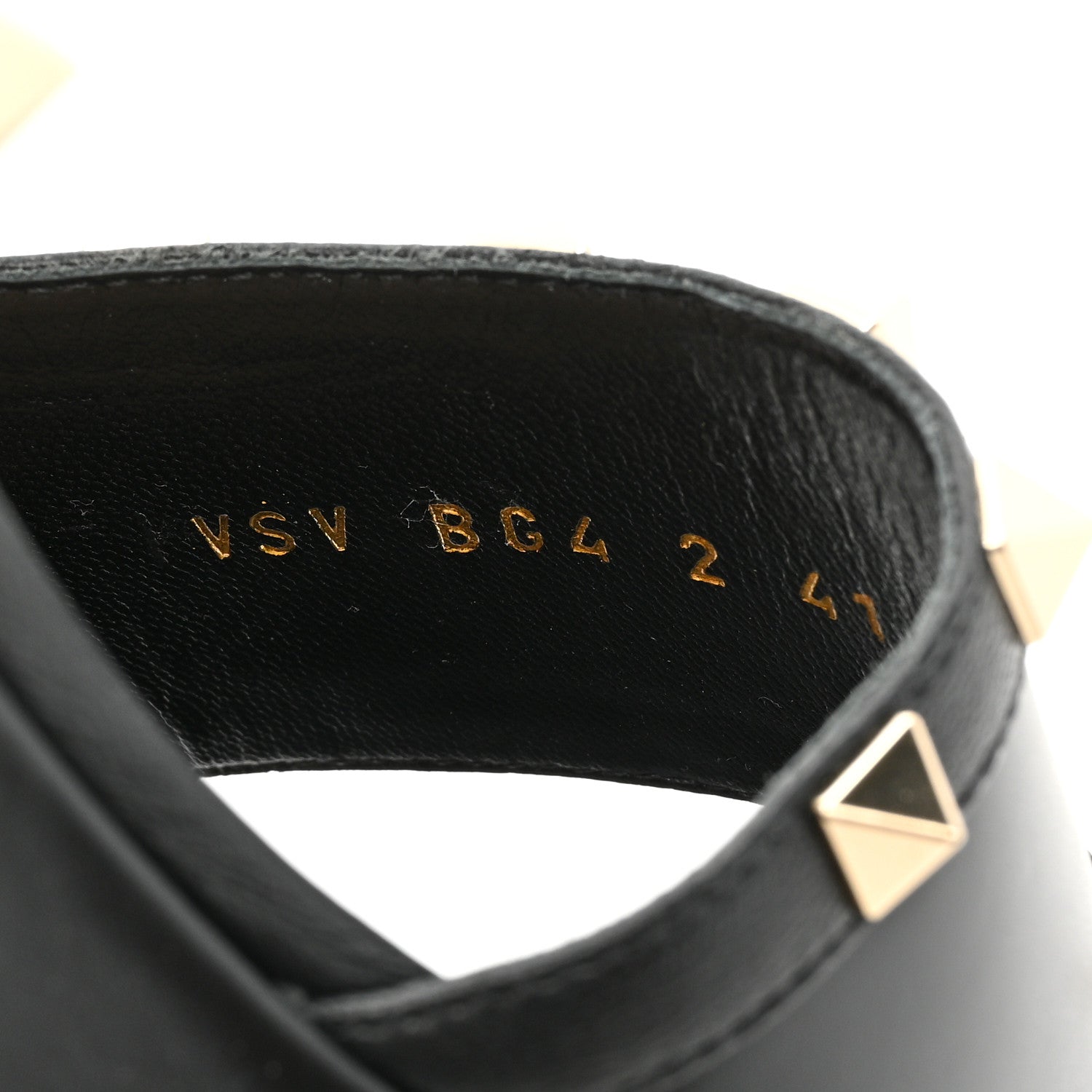 Valentino Garavani Calfskin Rockstud 35/75mm Platform Sandals 41 Black 8 of 9