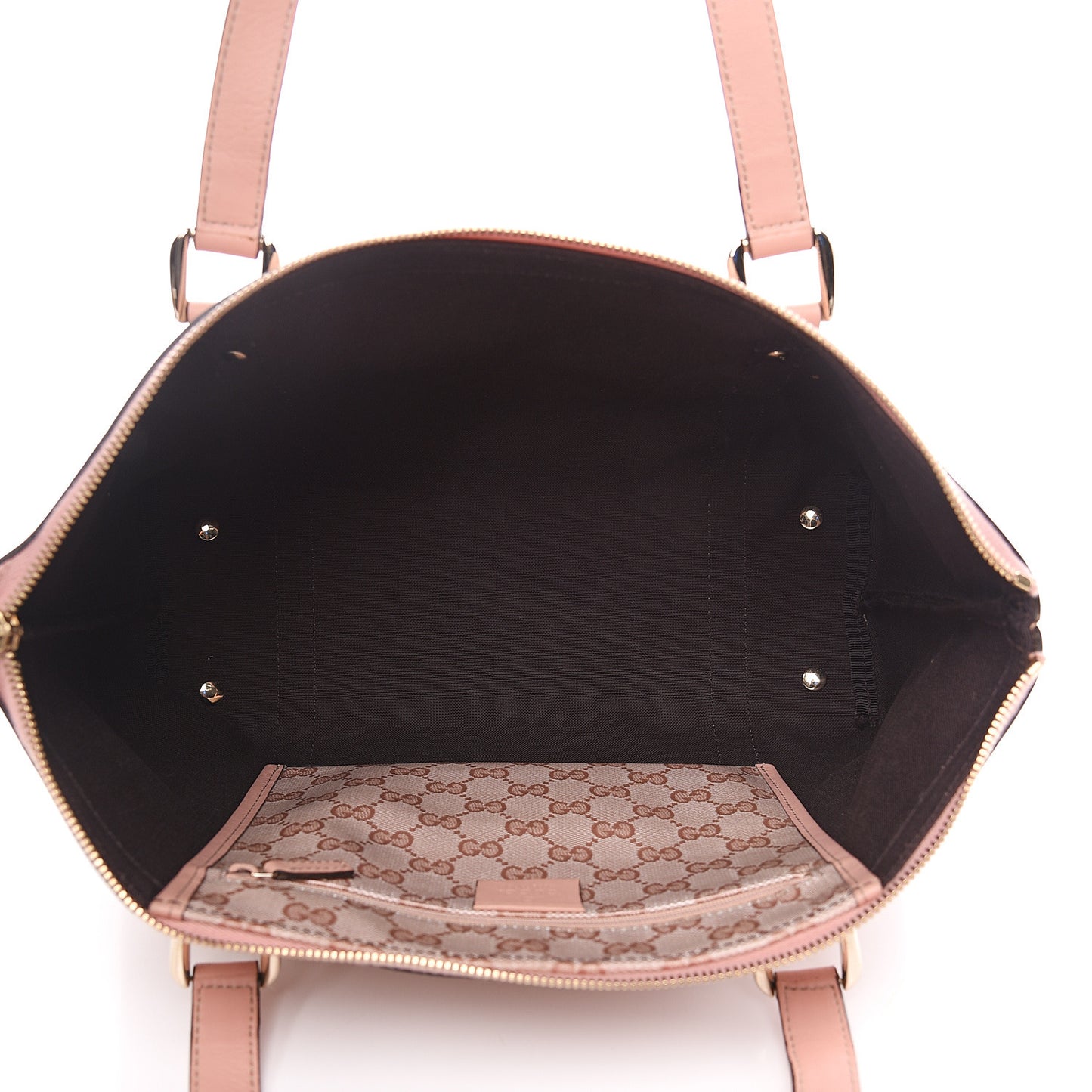 Crystal Monogram Medium Abbey Tote Blush