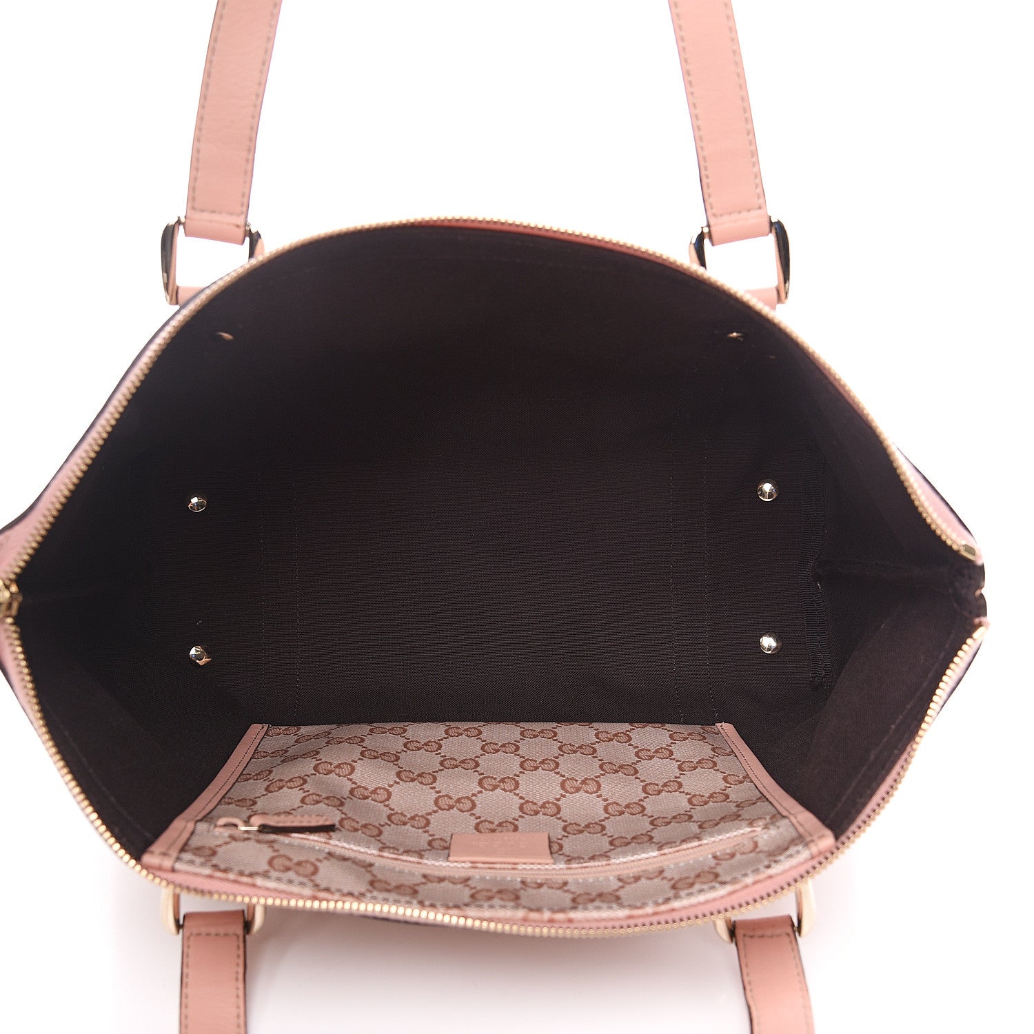 Gucci Crystal Monogram Medium Abbey Tote Blush 4 of 11