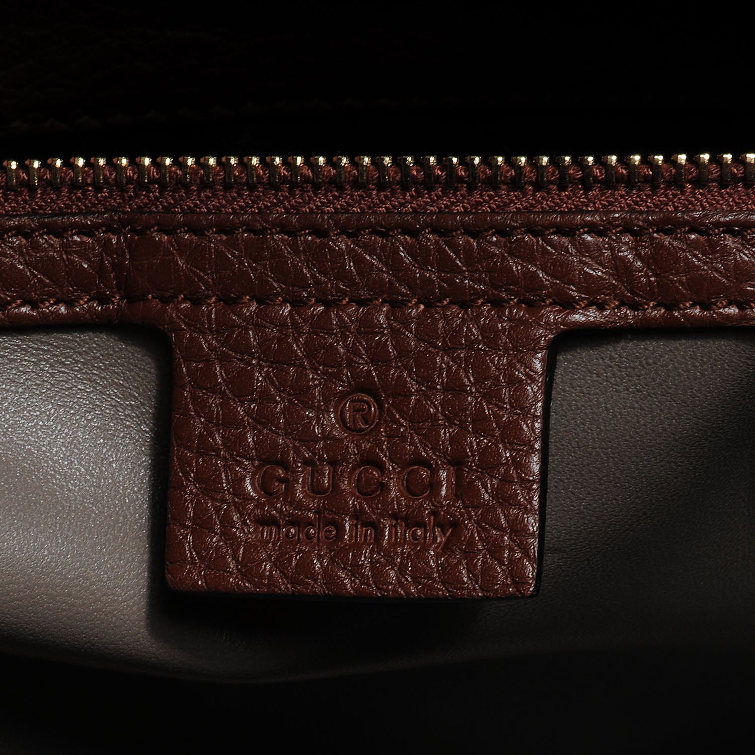 Gucci Leather Lady Tassel Top Handle Bag Nut Brown 7 of 9