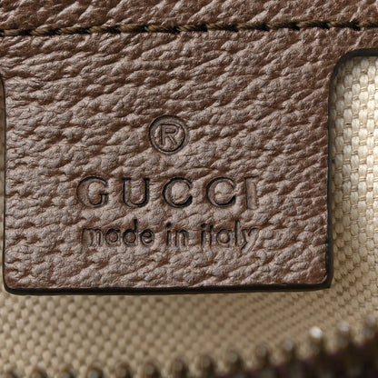 Gucci GG Supreme Monogram Textured Dollar Calfskin Web Medium Ophidia Carry-On Duffle Bag Beige Ebony New Acero 6 of 10