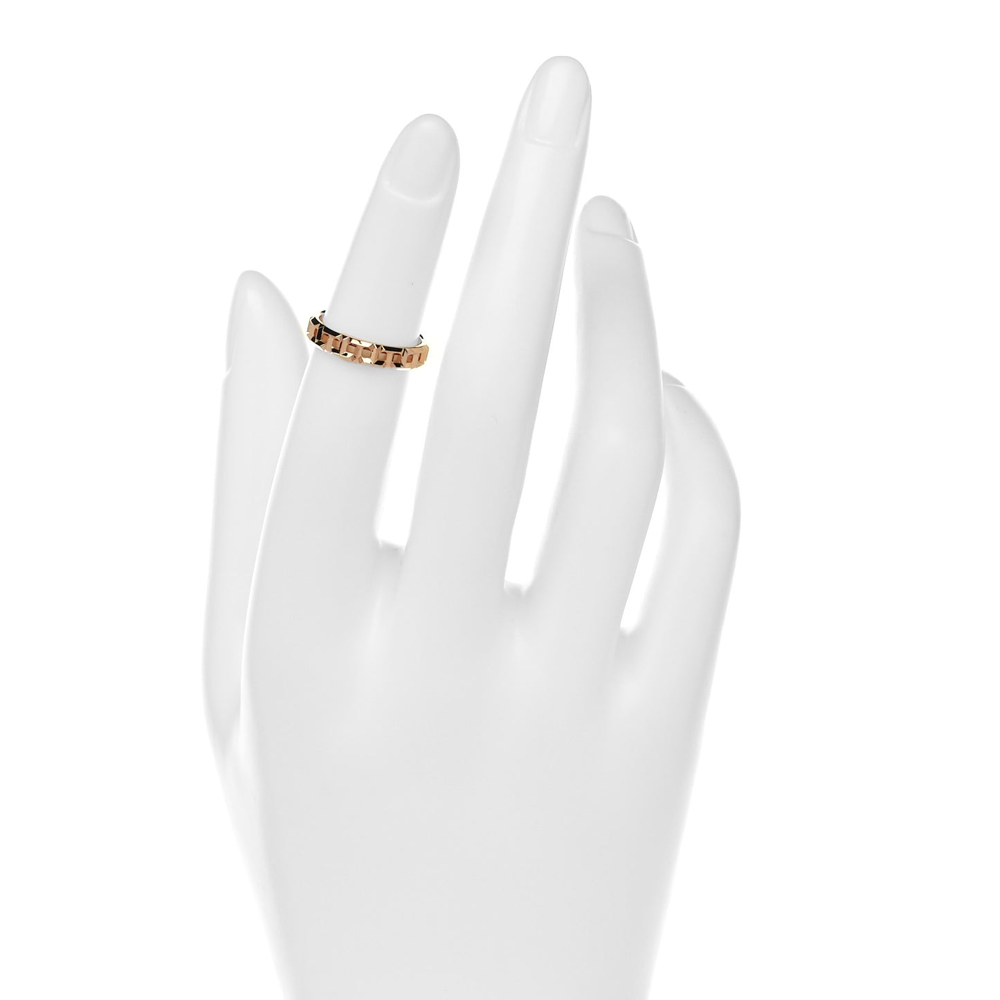 18K Rose Gold Narrow T True Ring 47 4