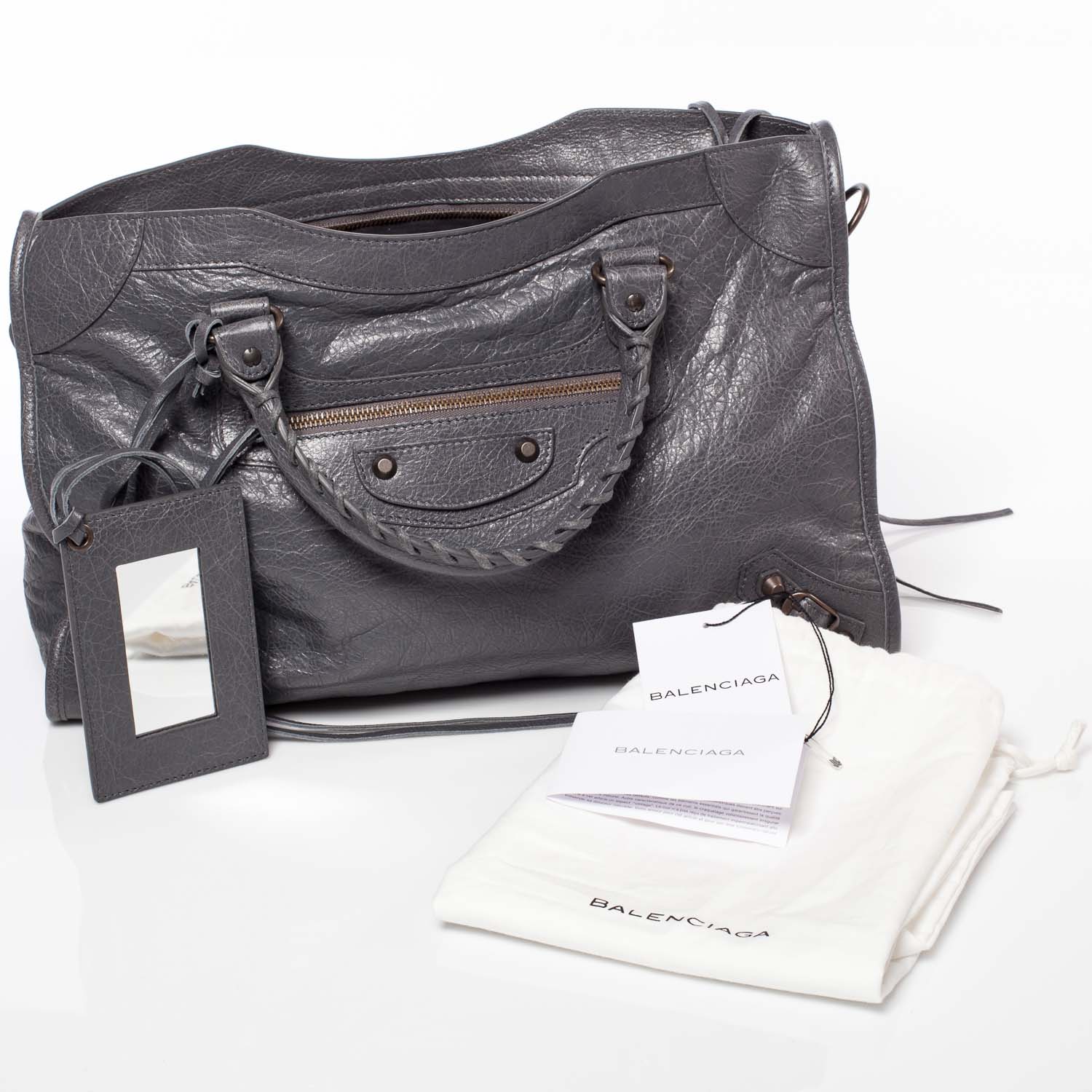 Balenciaga Agneau City Gris Tarmac 4 of 7