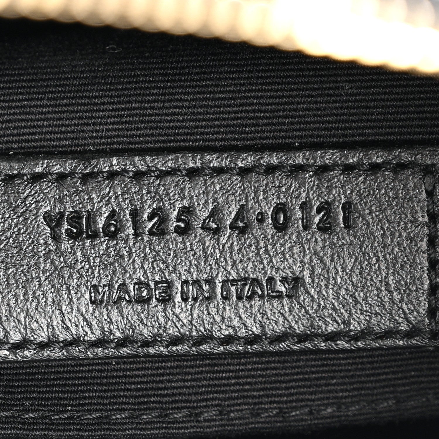 Saint Laurent Calfskin Matelasse Monogram Lou Camera Bag Deep Marine 6 of 15