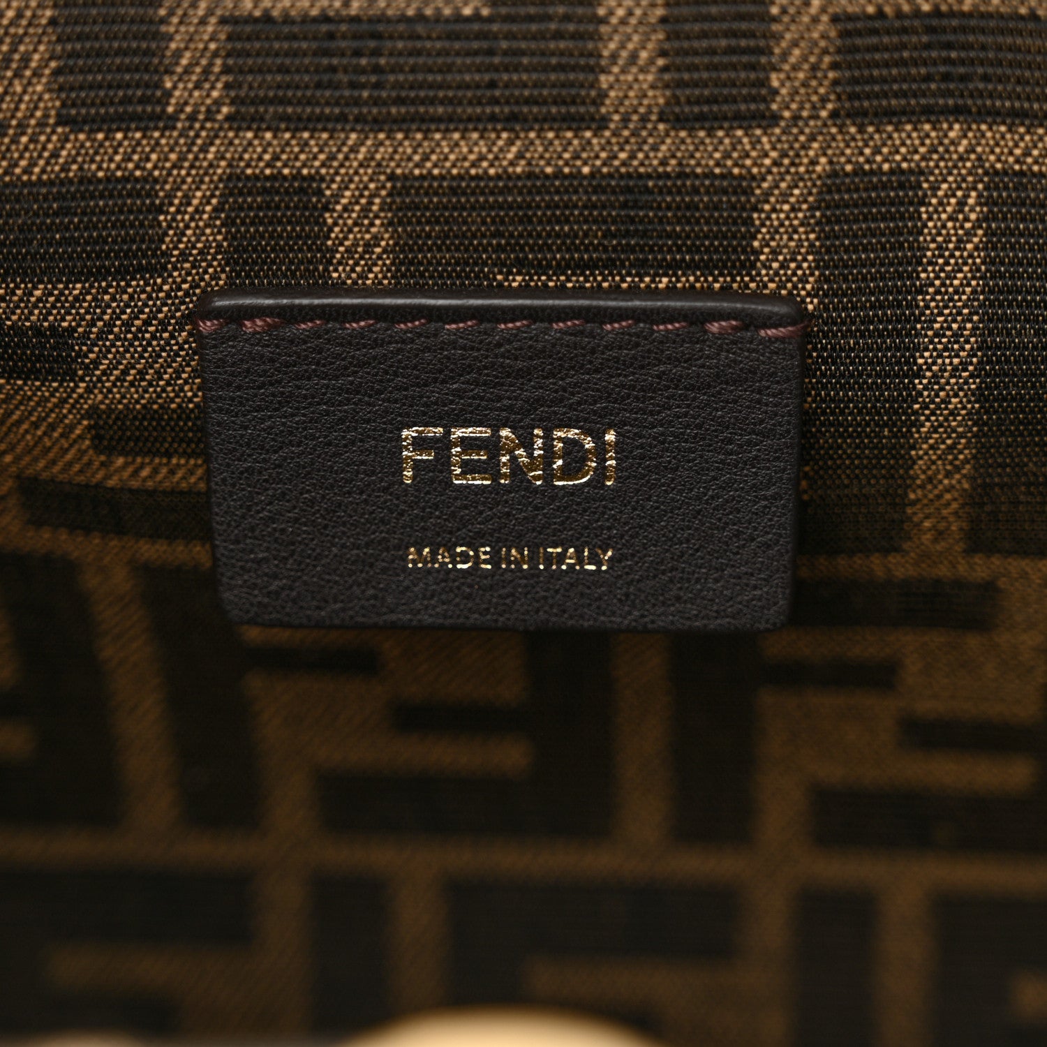Fendi Shiny Nappa Small Fendi First Chocolate 6 of 11