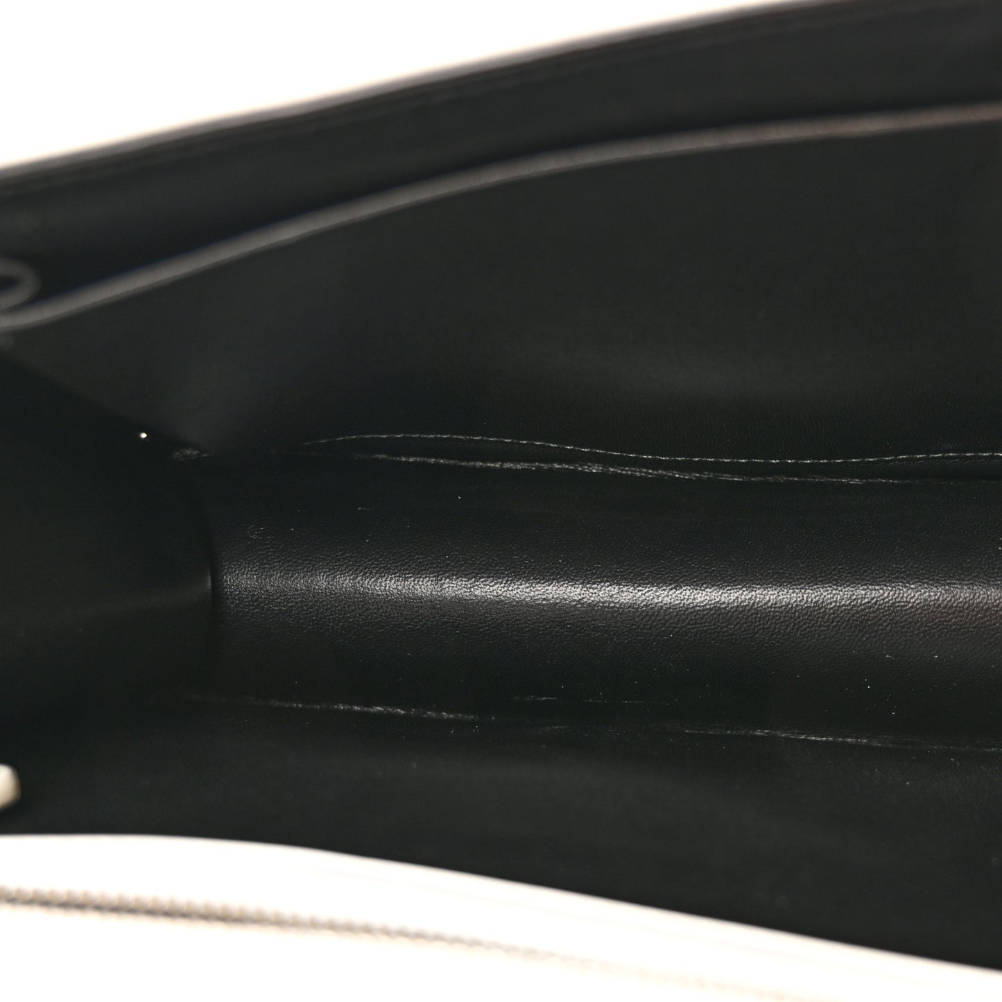 Calfskin Printed Medium Diorama Flap Bag White