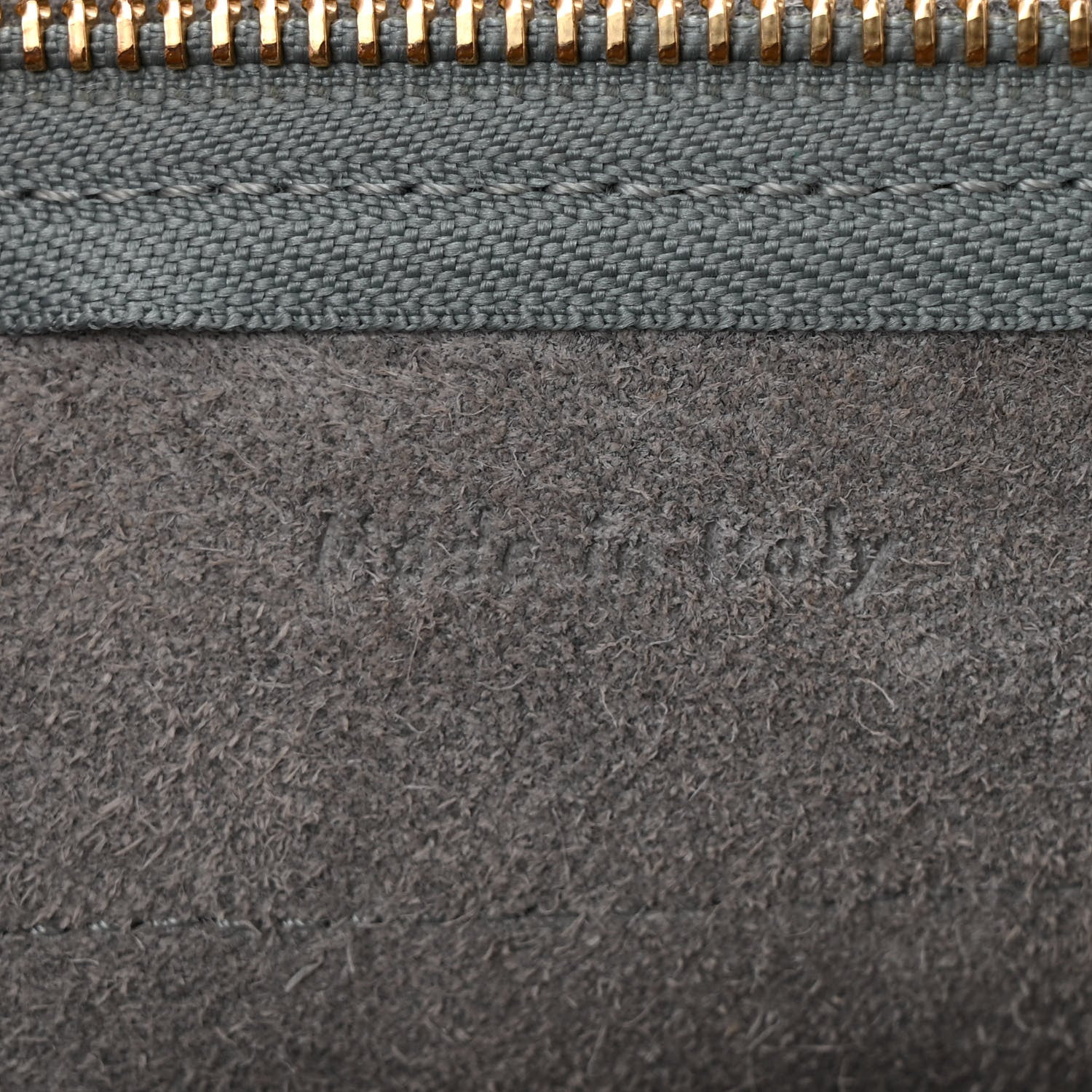 Celine Grained Calfskin Nano Belt Bag Storm 7 of 10