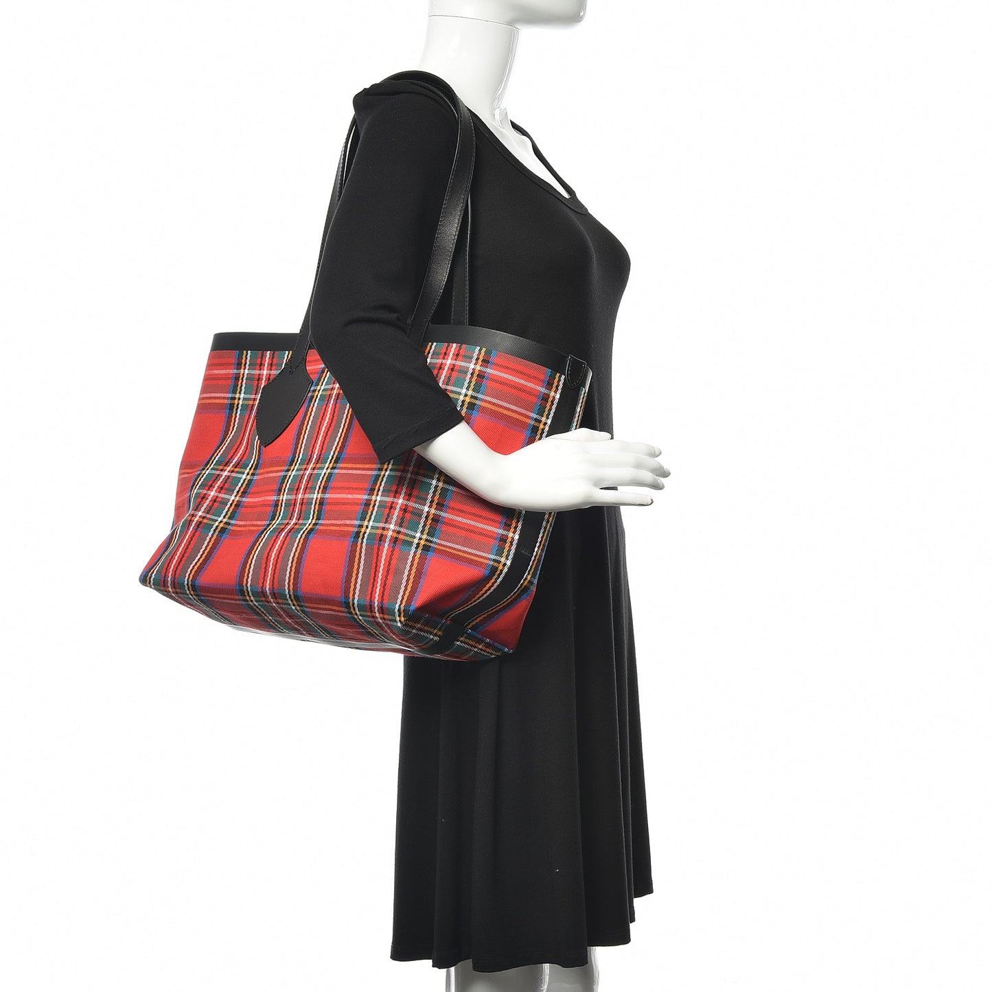Vintage Check Medium The Giant Reversible Tote Antique Yellow Bright Red